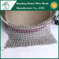 8 &#39;&#39; * 8 &#39;&#39; Lavador del pote del chainmail del acero inoxidable para la venta